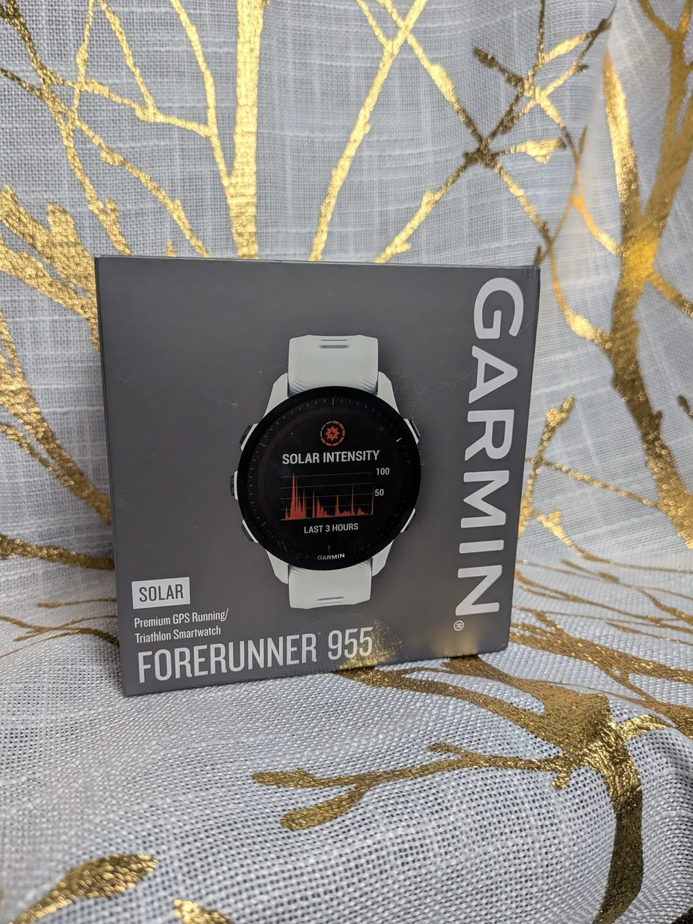 garmin Forerunner 955 Solar Smartwatch - White